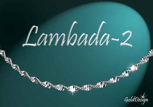 Lambada 2 - řetízek stříbřený